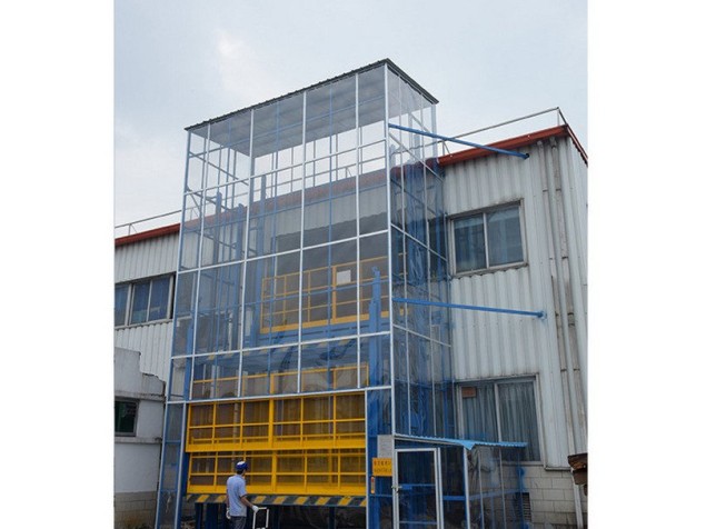 廠家現(xiàn)貨批發(fā)標(biāo)準(zhǔn)型導(dǎo)軌式簡易貨梯升降機(jī) 定制升降貨梯升降平臺